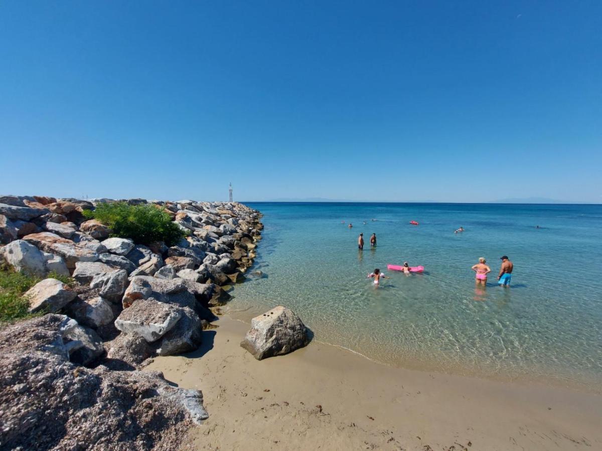 Aparthotel Pansion Alexandros By The Sea Nea Skioni Esterno foto